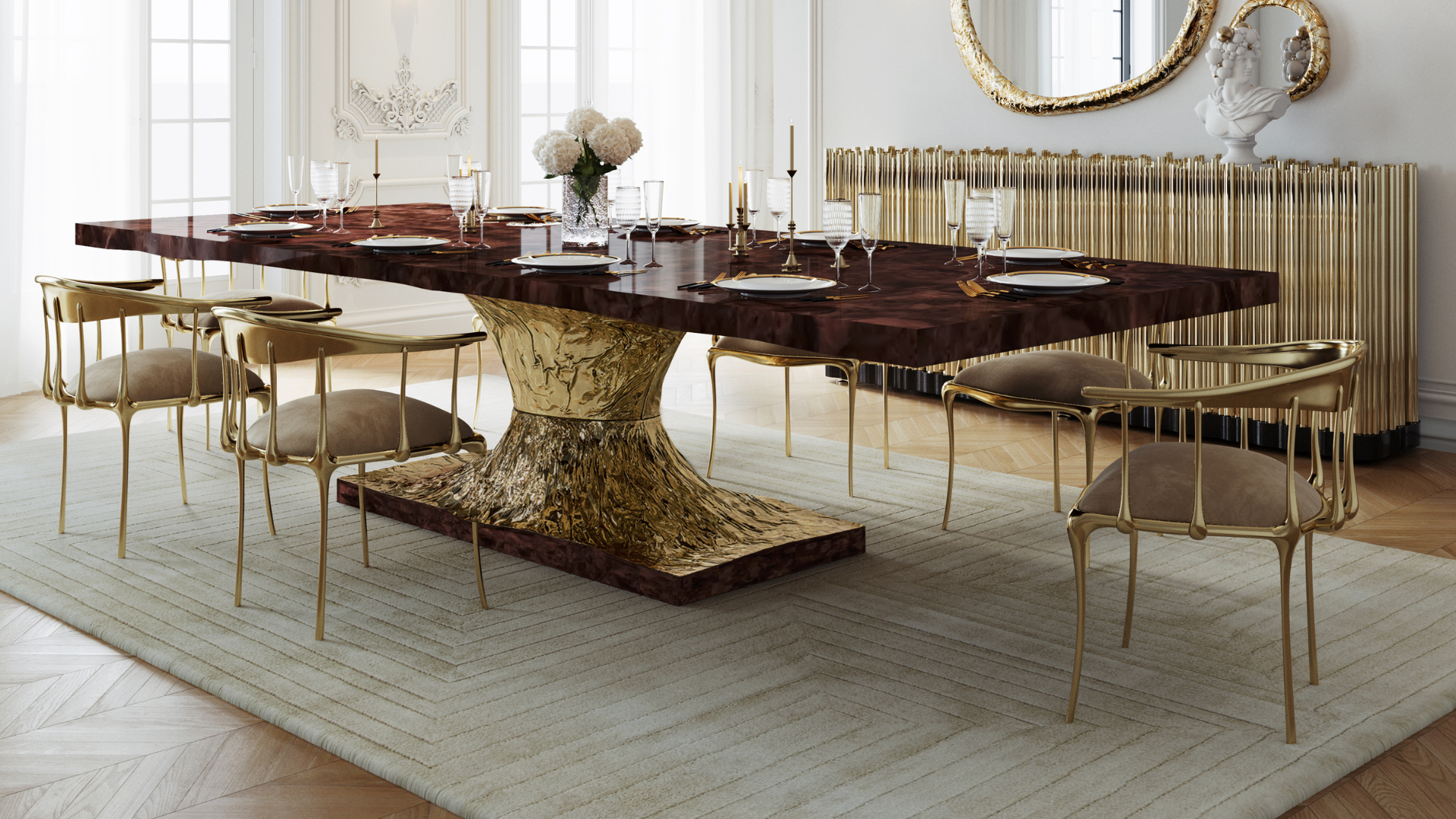10 Luxury Dining Tables to Elevate Your Dining Room