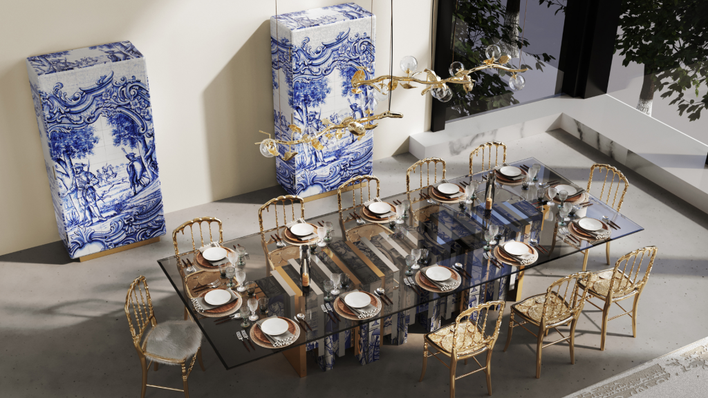 Luxury Tile Furniture Inspired by Portuguese Heritage
