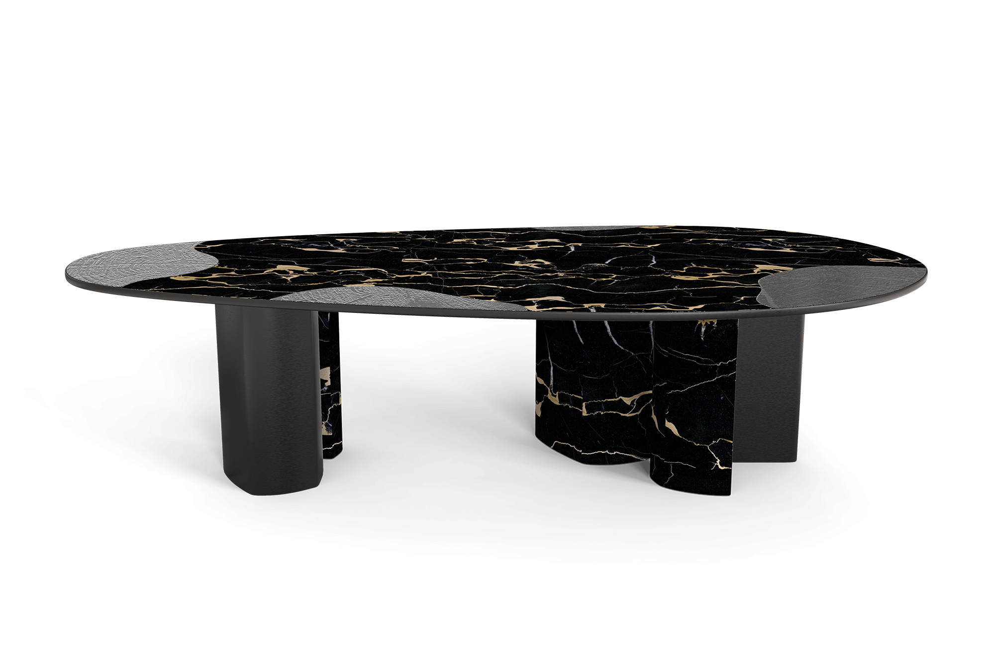 Ophelia Portoro Marble and Black, dining table