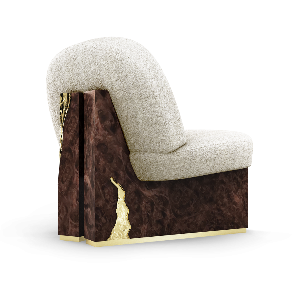 cream and brown arm chair milan design week