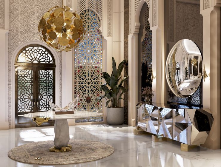 pivate villa dubai entryway