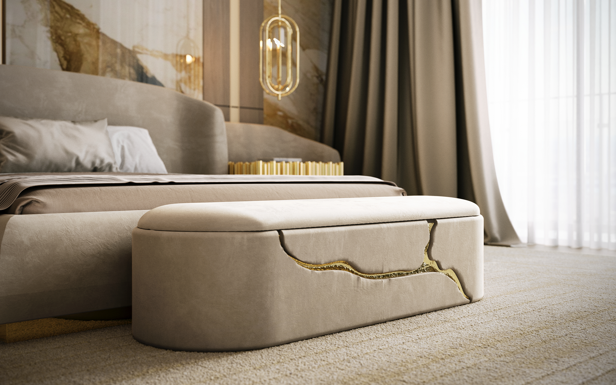 lapiaz round bench luxury bench