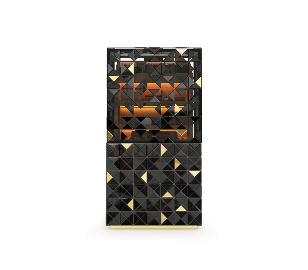 Habano Cabinet, Habano Black Cigar Humidor Cabinet