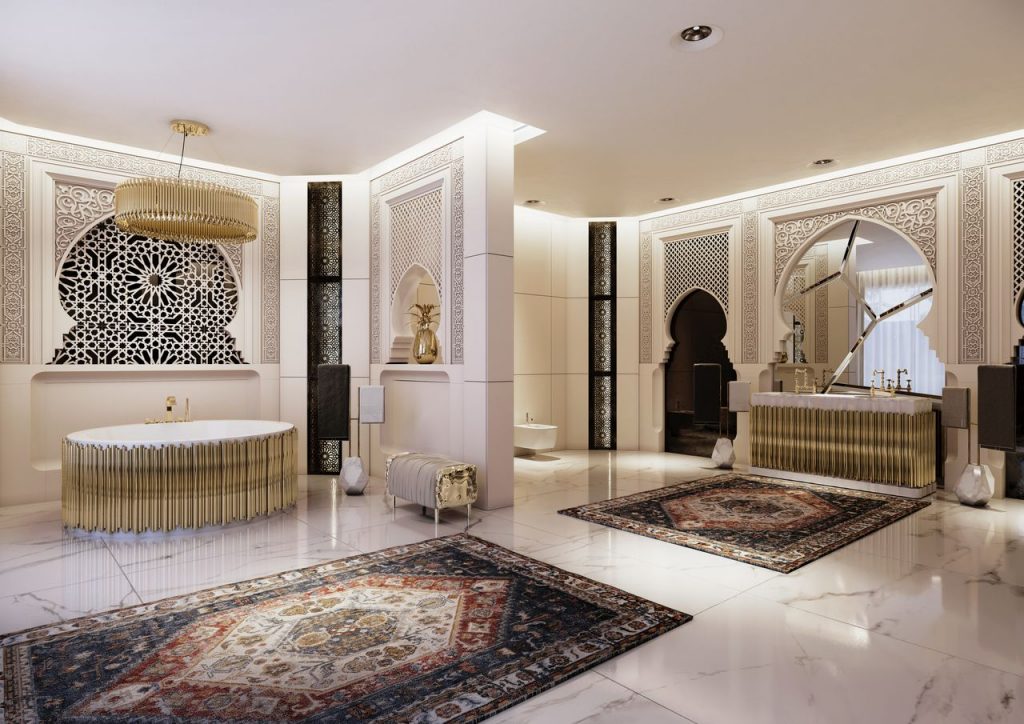 pivate villa dubai bathroom