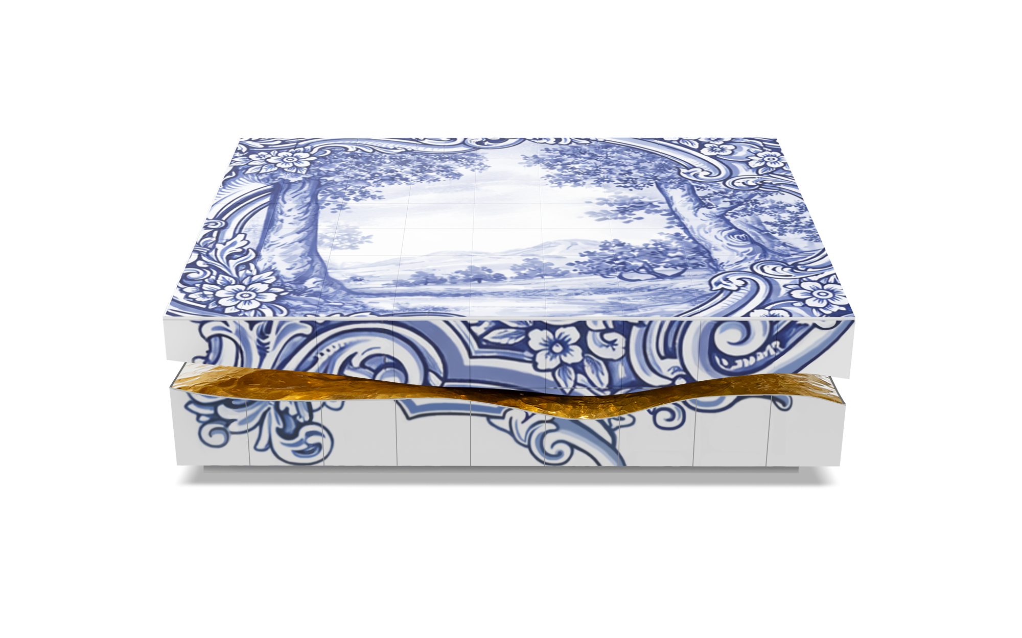Quarry Tiles Center Table