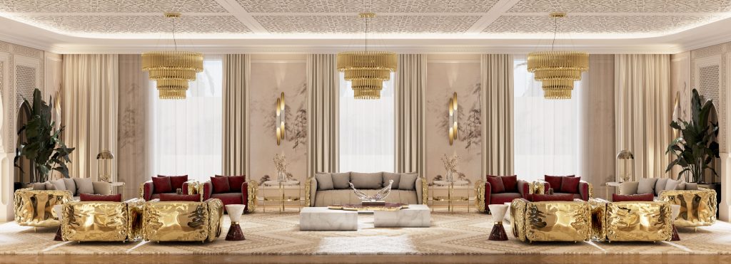 pivate villa dubai living room
