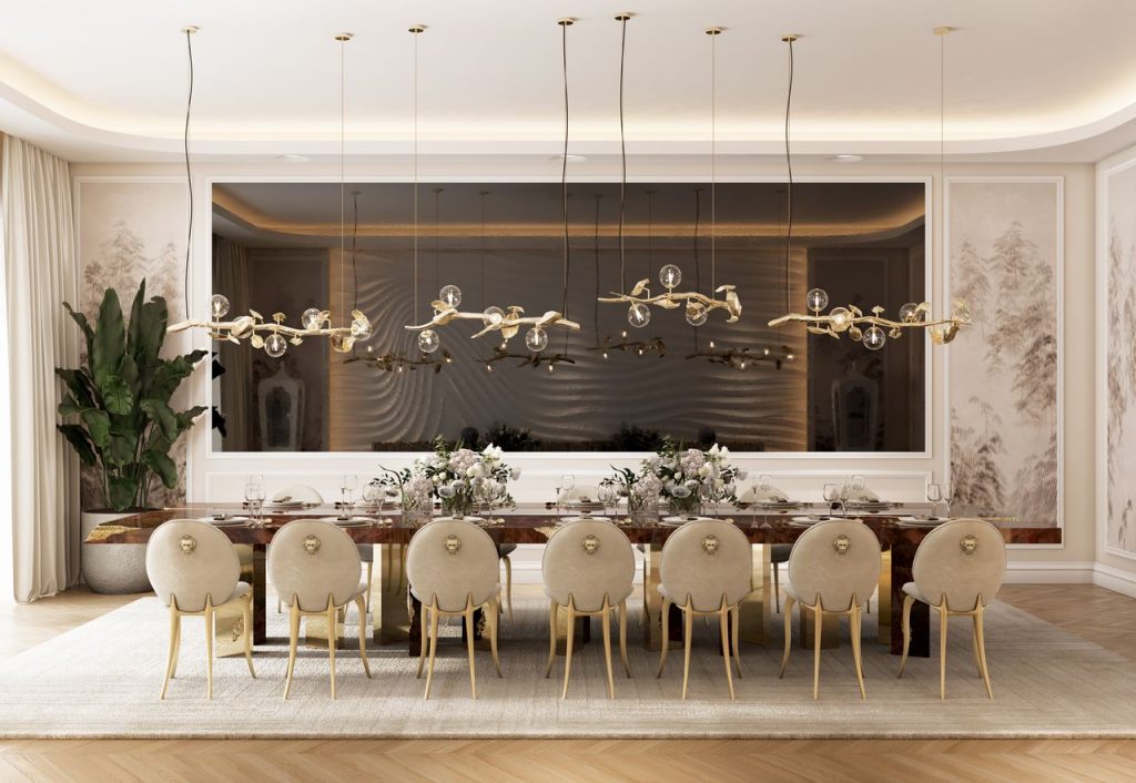 pivate villa dubai dining room