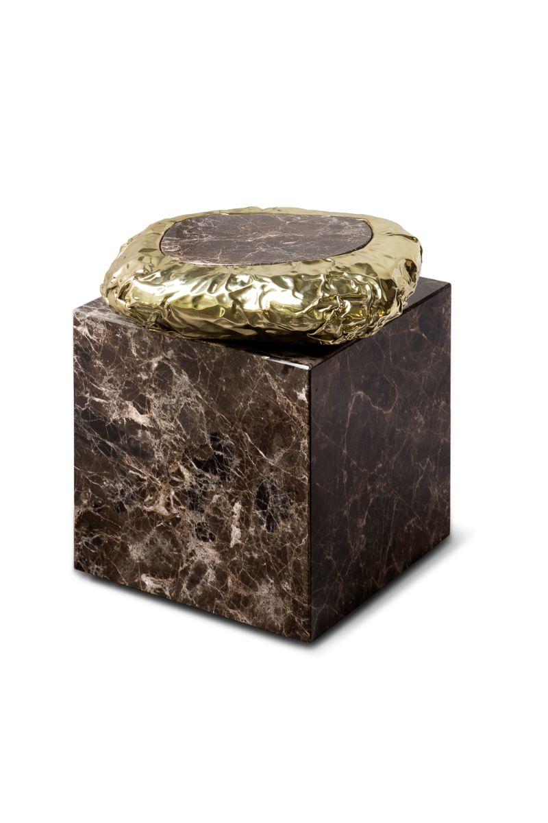 A Luxury Office Setting For An Architect’s Millionaire Penthouse - STONEHENGE SIDE TABLE