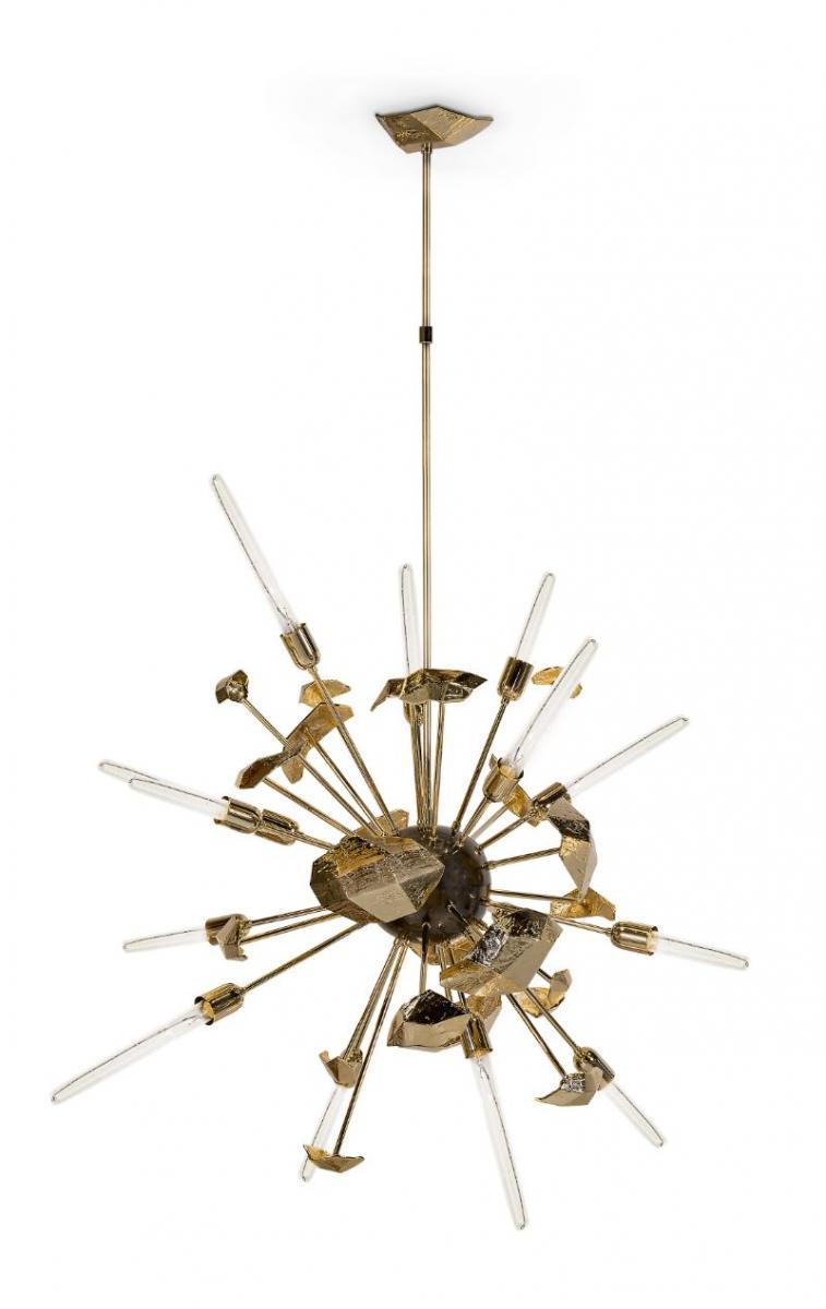 A Luxury Office Setting For An Architect’s Millionaire Penthouse - SUPERNOVA CHANDELIER