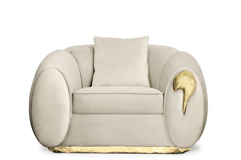 A Luxury Office Setting For An Architect’s Millionaire Penthouse - SOLEIL ARMCHAIR