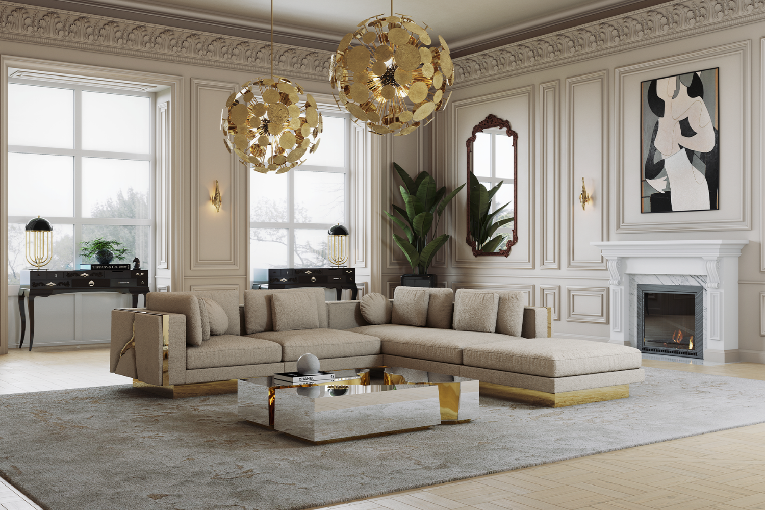 Refined Living Room Design: Creating Spaces with Furniture Curation