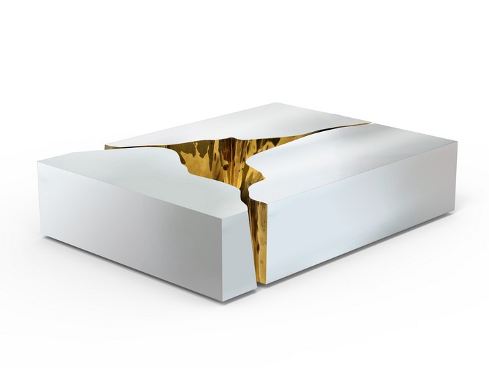 Statement lapiaz center table showcasing artistic design and material sophistication