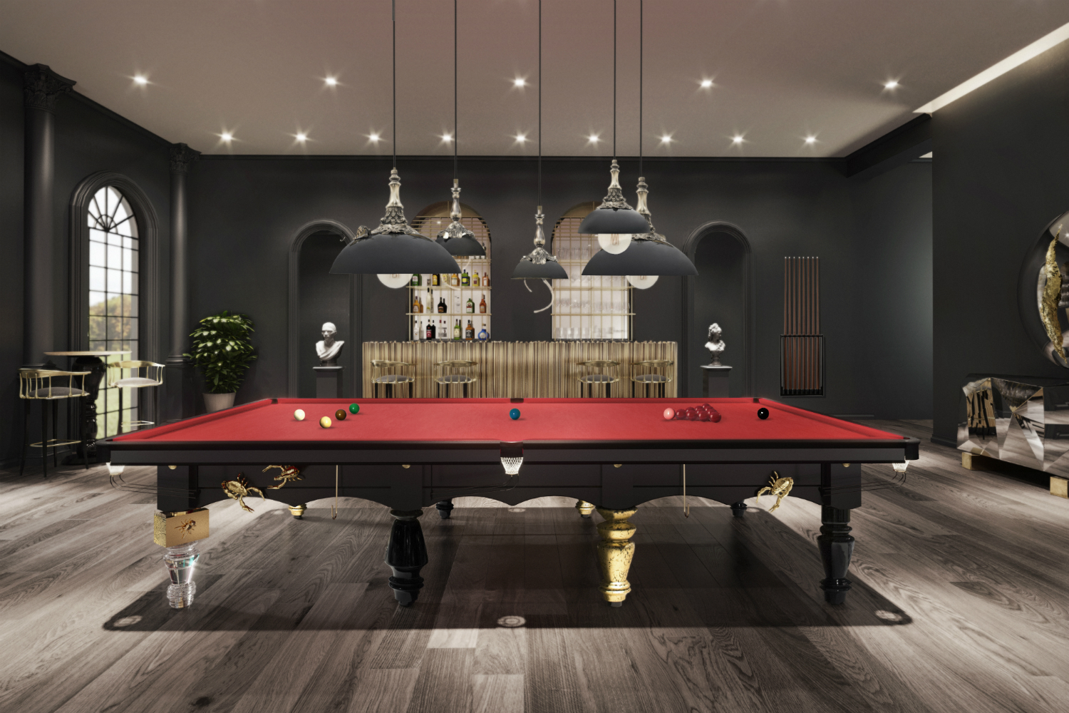 The Metamorphosis Snooker Table – Furniture Invaded by Bugs