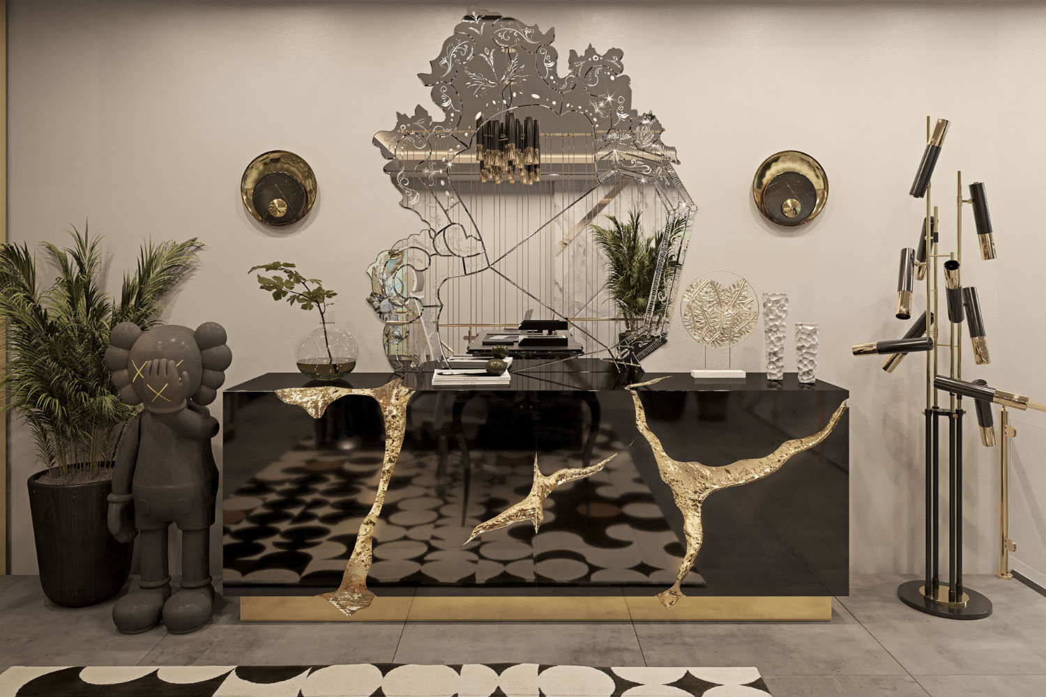 Lapiaz in Black, A Wicked Modern Furniture Creation