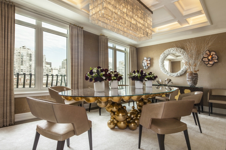 Picture of A Luxury Penthouse Embellished With Love of Jewel-Like Surfaces