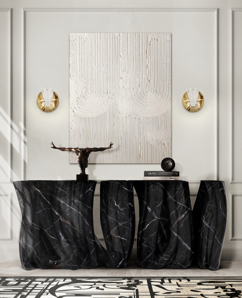 The Faux-Marble Monochrome - A Wicked Furniture Design Creation