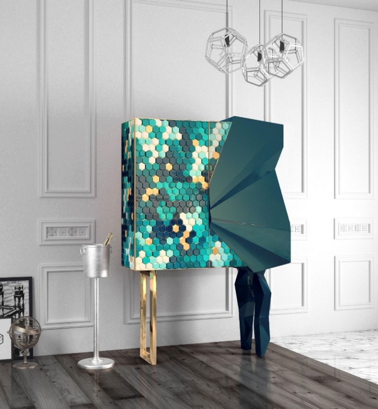Pixelated Furniture Ideas: Modern Cabinets With Style