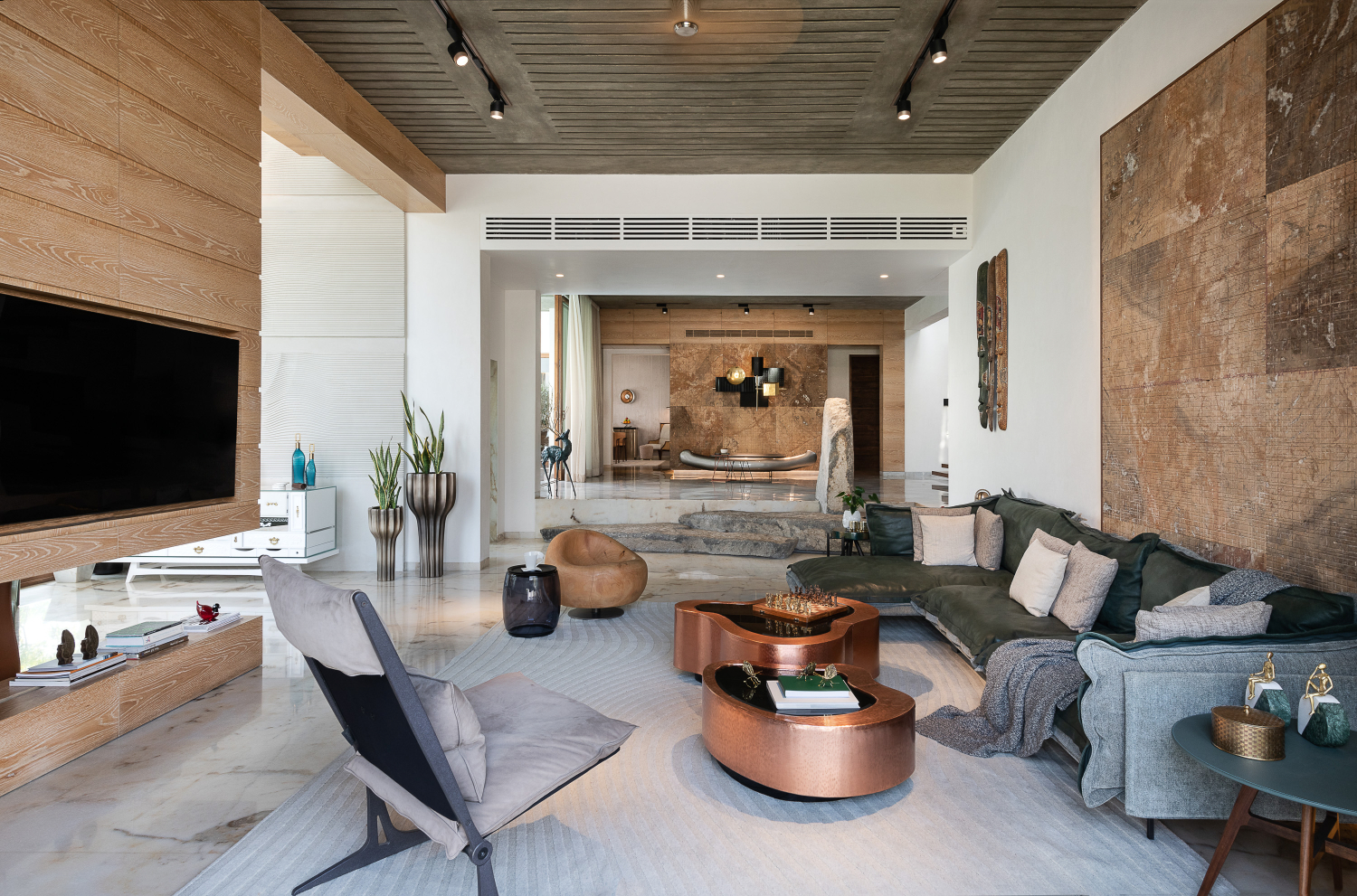 NA Architects Design A Private Residence Where Copper Hues Reign