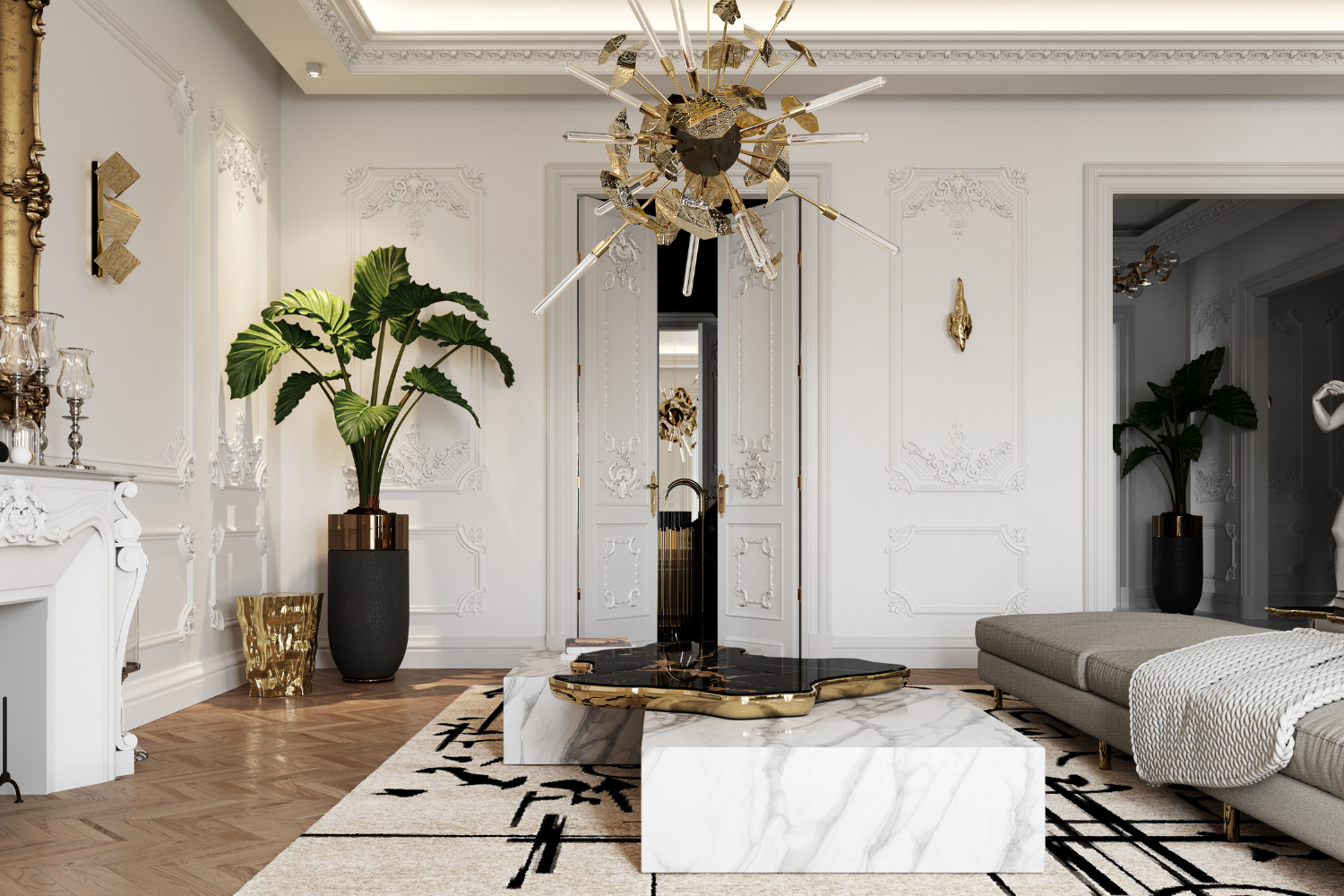 Glamorous Decor: Soft-Colored Modern Furniture