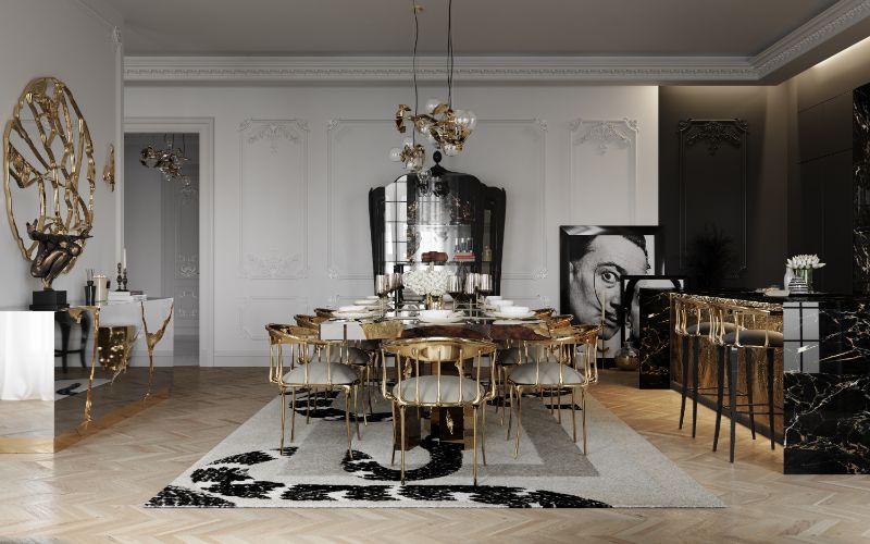 Unravel A Luxury Dining Room Inside A Multi-Million Dollar Penthouse