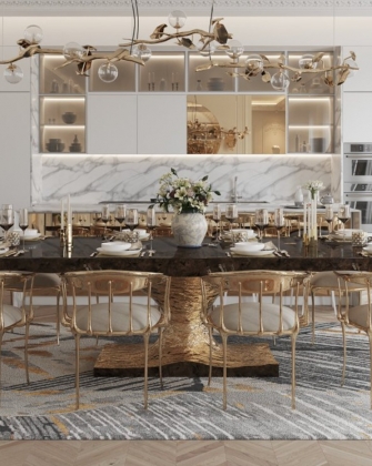 10 Exclusive Furniture Designs For Your Luxury Dining Room! ft