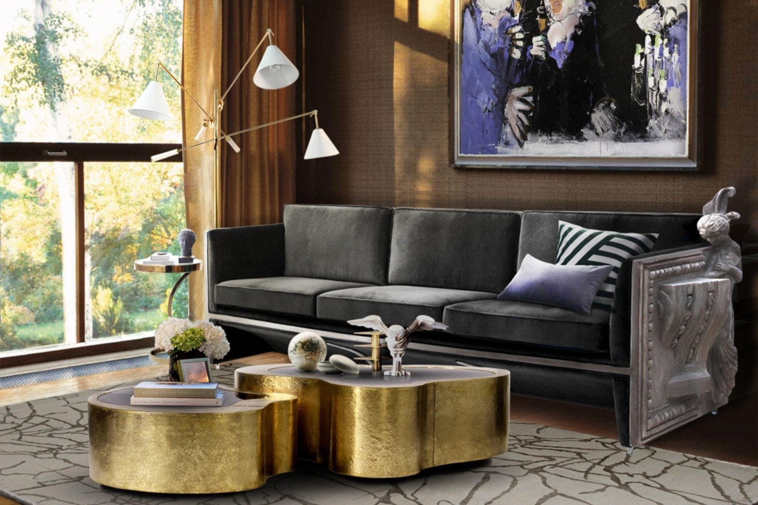 How to Get a Luxurious American Home? Living Room Ideas