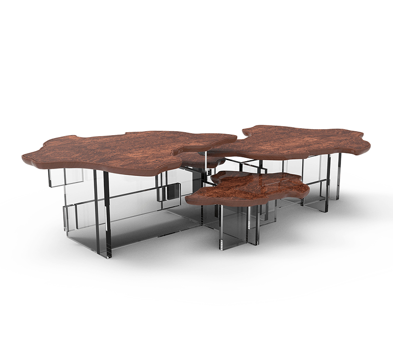 MONET WALNUT CENTER TABLE