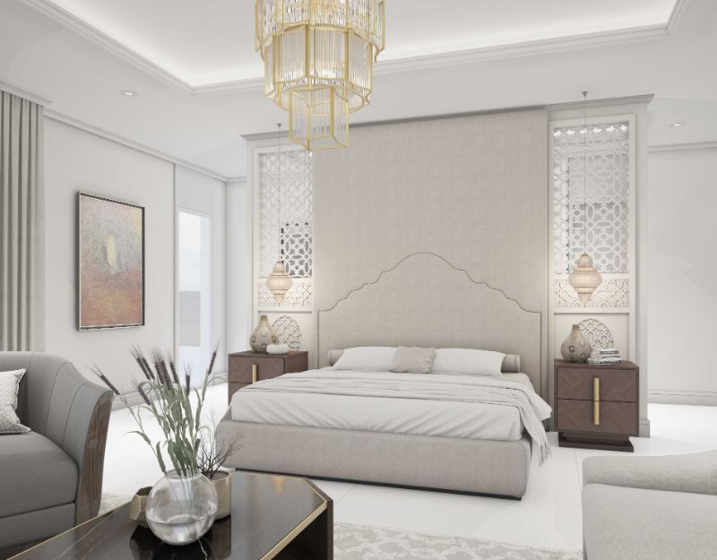 luxury bedroom ksa interior design project