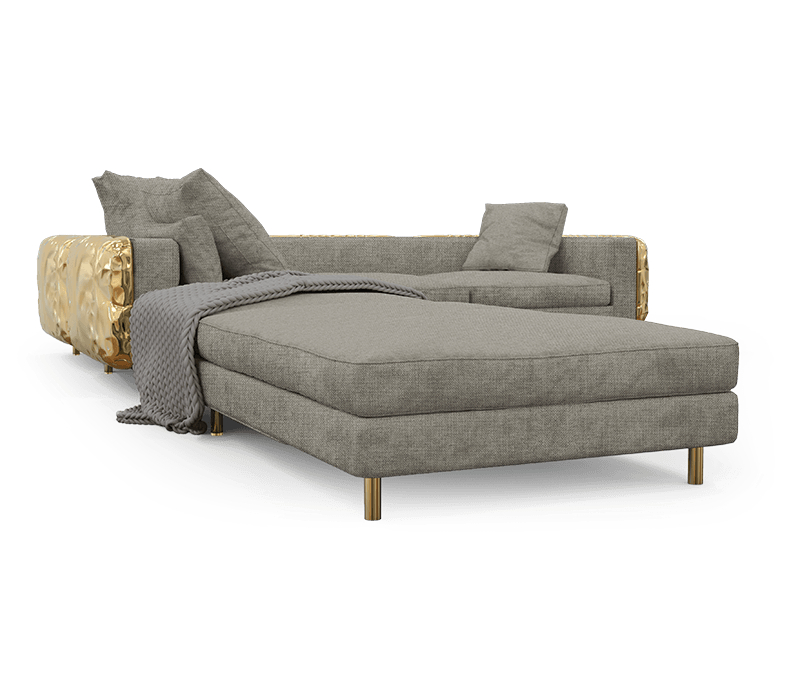 dark gray modular sofa