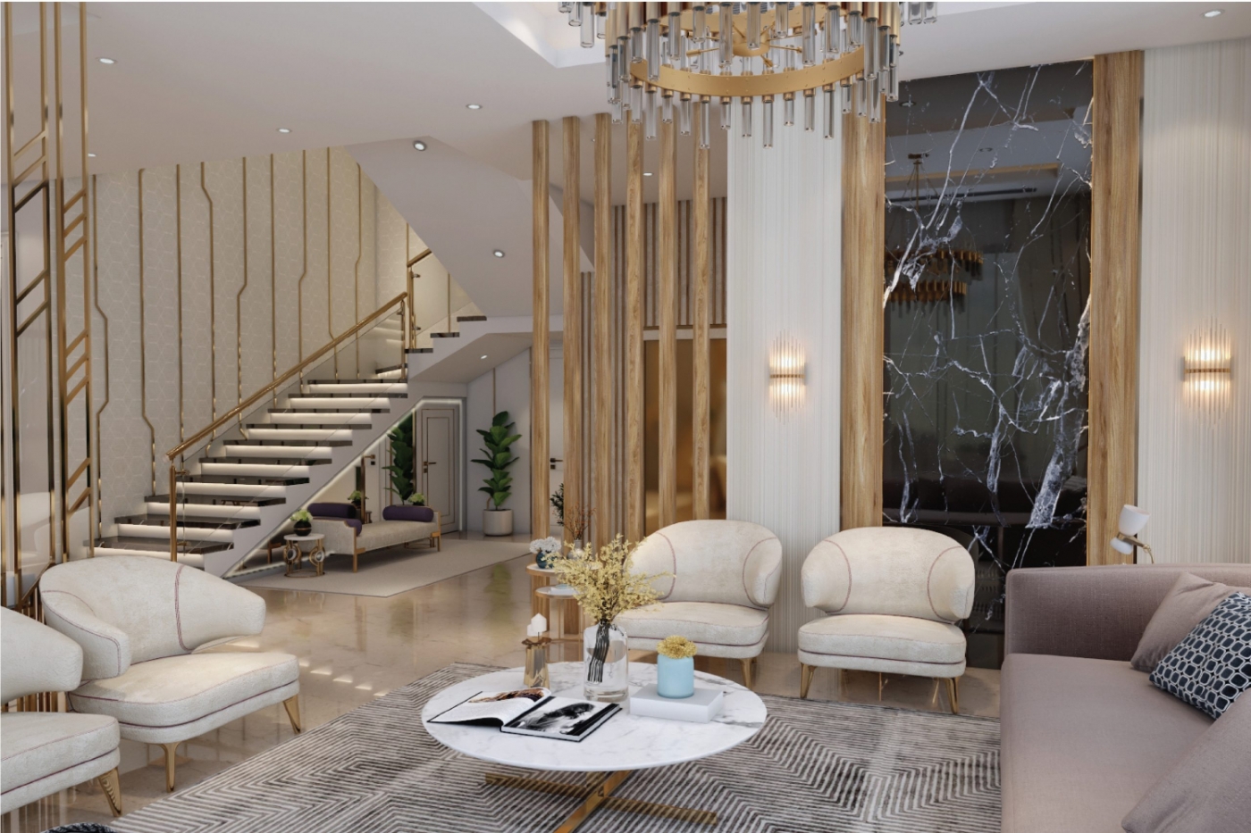 elegant living room riyadh luxury home decor art deco design feature image