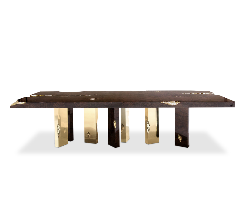 wooden dining table riyadh luxury home decor art deco design