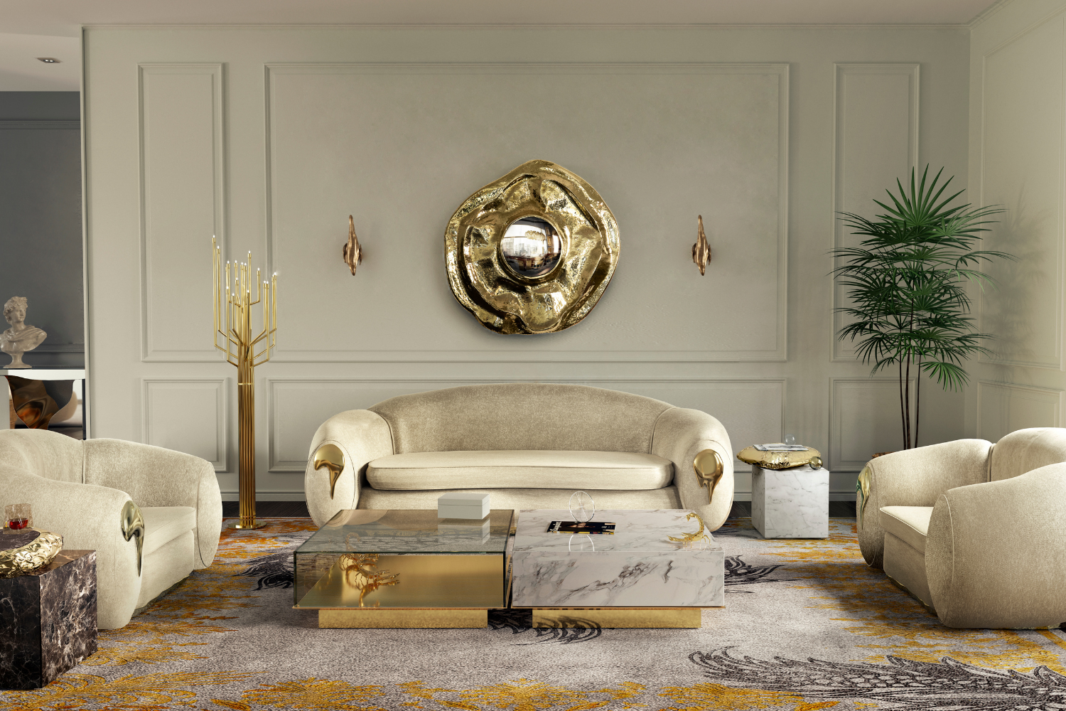 Contemporary Metamorphosis Center Table by Boca do Lobo