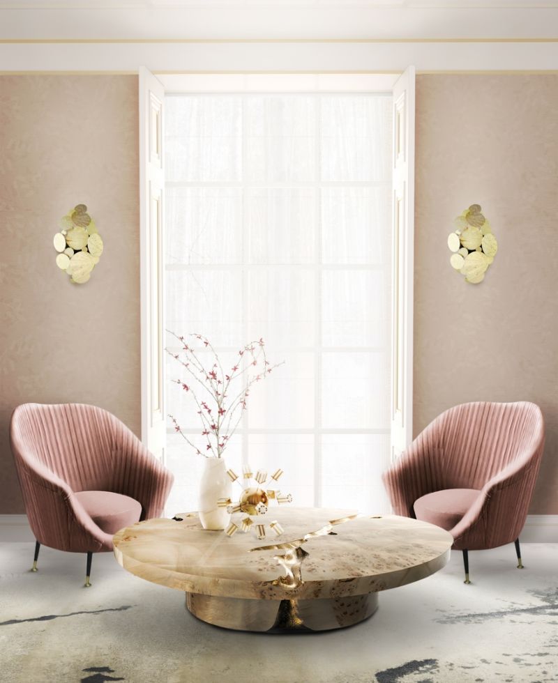 Romantic interior design for a luxury home