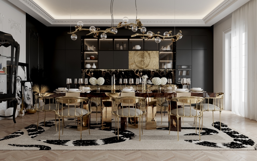 luxury dining rooms in dubai by boca do lobo interior design projects