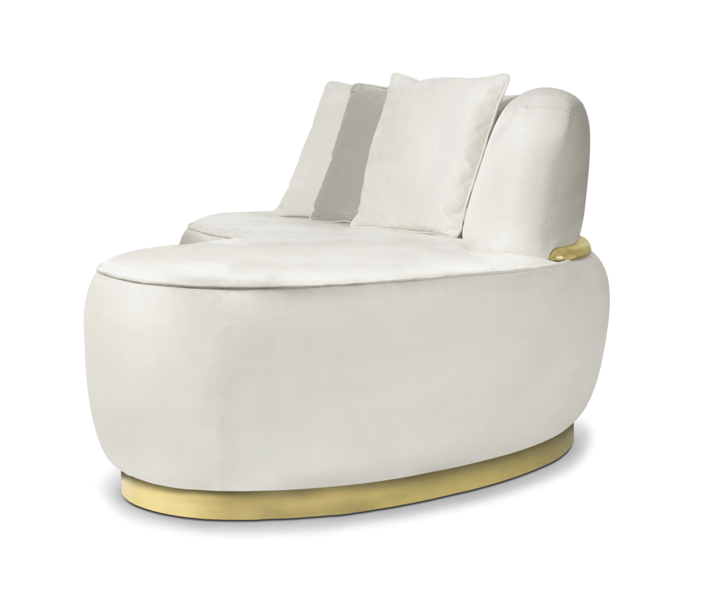 white sofa with white sofa with golden details