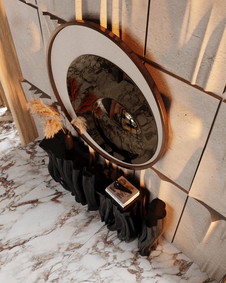 black luxury console by boca do lobo