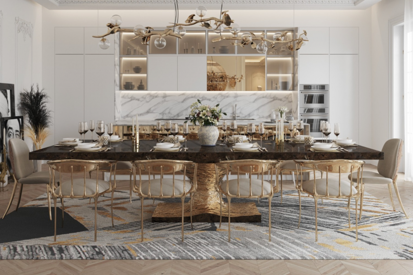 Simplify Diplomacy Daytime 20 Luxury Dining Tables for the Modern Dining Room