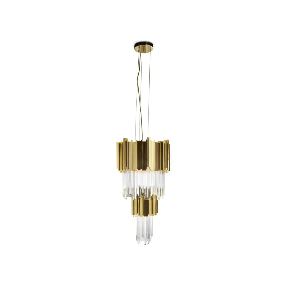 premium designs - golden suspension lamp