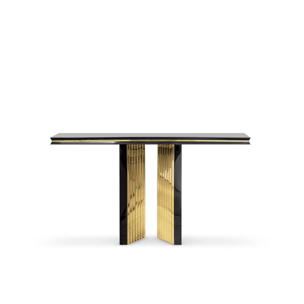 Sharjah - black and golden console