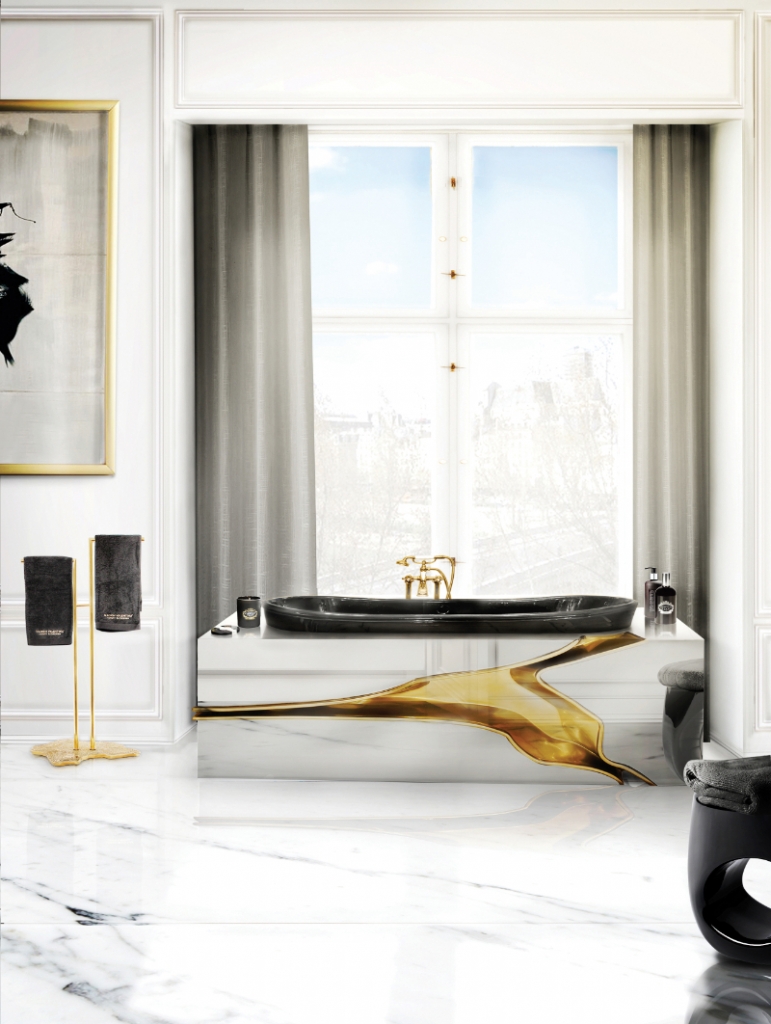 Exclusive Luxury Bathroom With An Elegant Ambiance