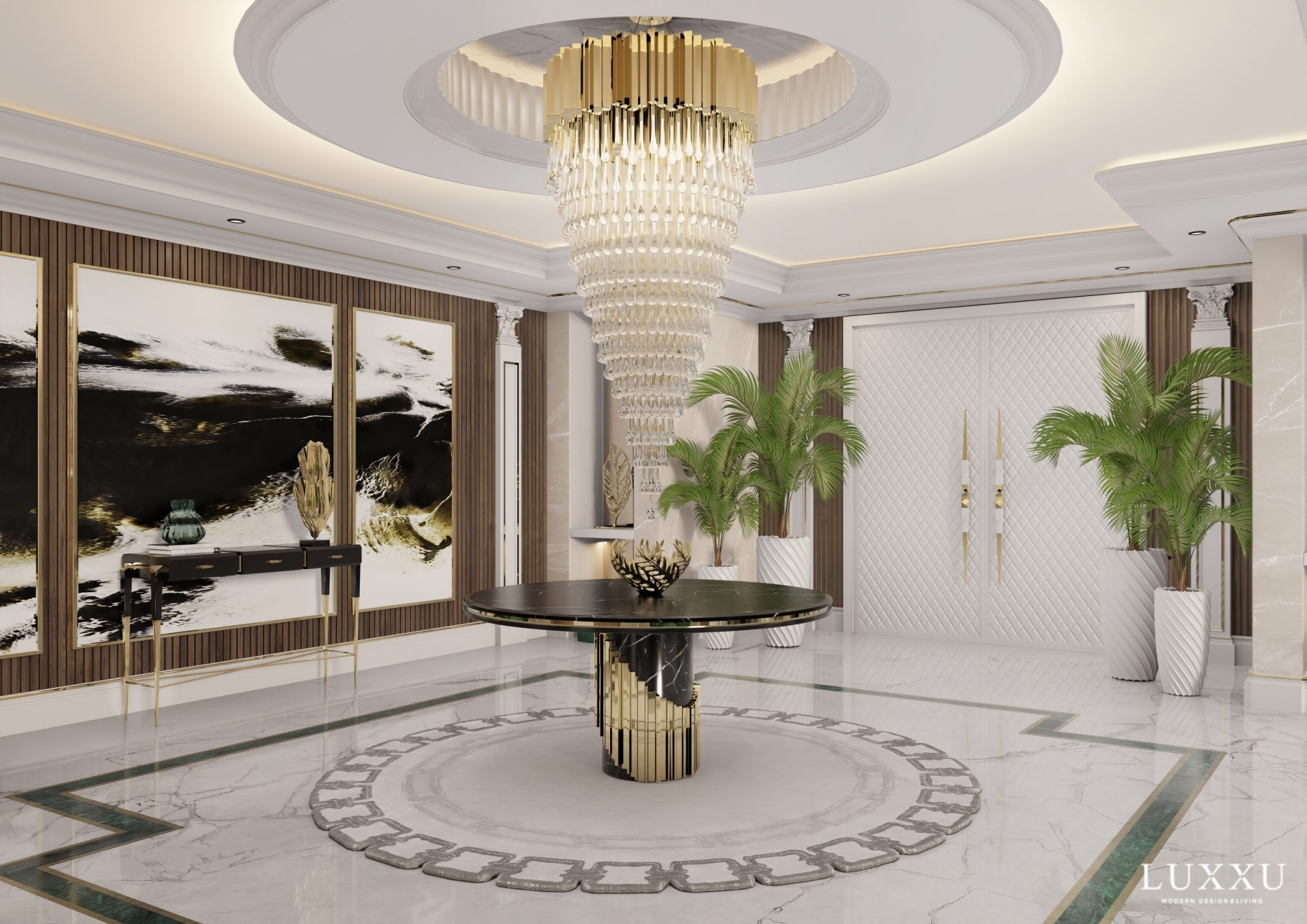 Fresh Look at Inside Le Grand Penthouse In Abu Dhabi