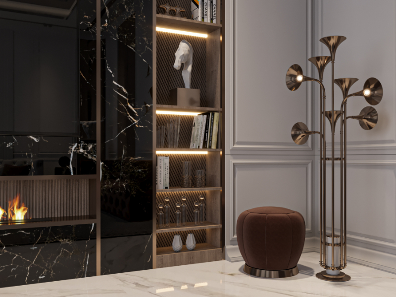 Luxury Living Room Design Interior Design Projects by Haya Rashed داخلي تصميم