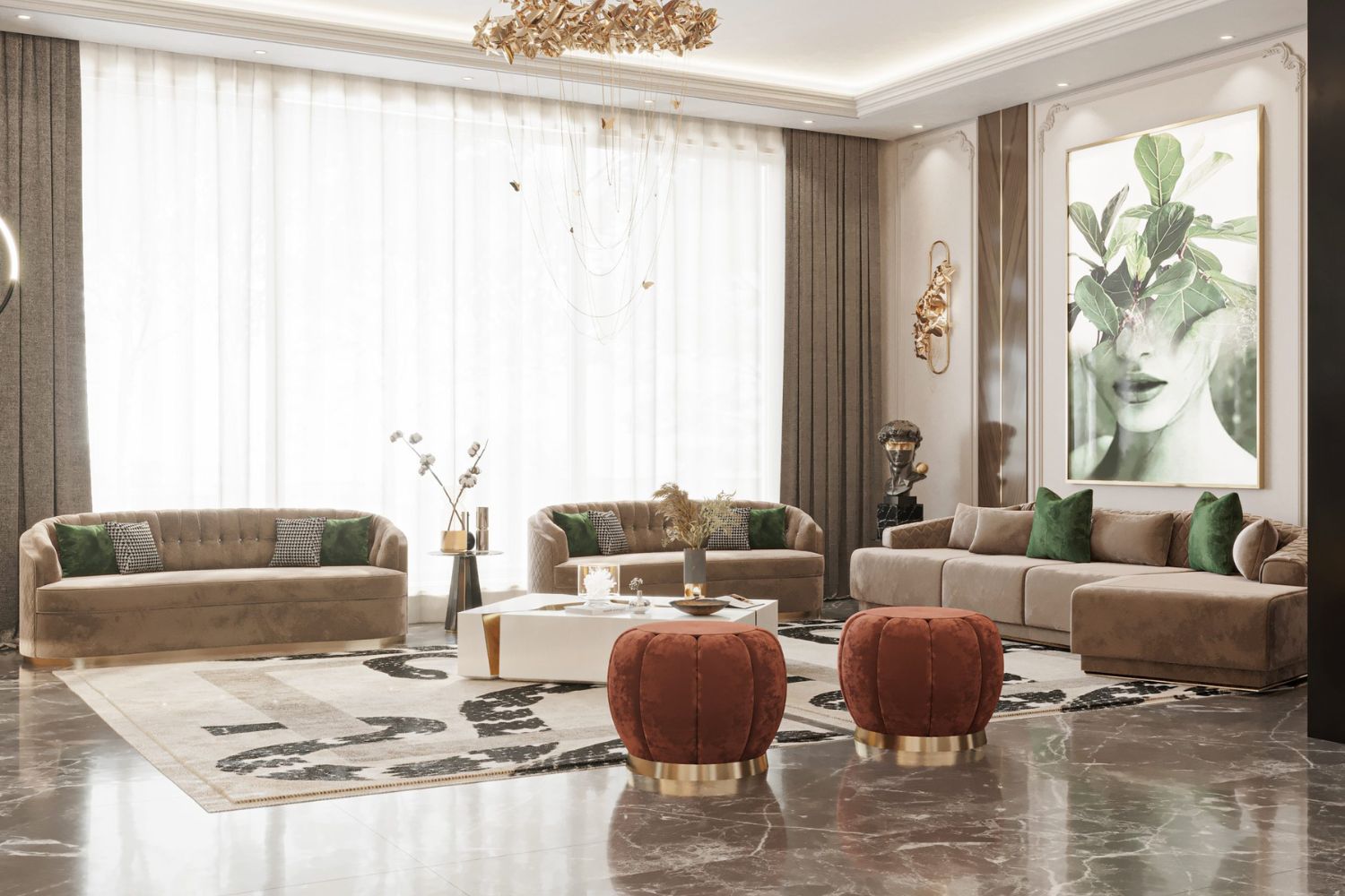 A Contemporary Sofa Collection: Premium Upholstery Items