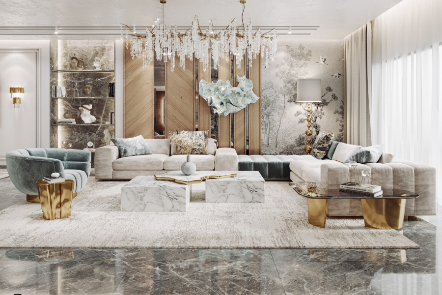 Exquisite Villa Interior Design in Egypt by Mohamed Younis