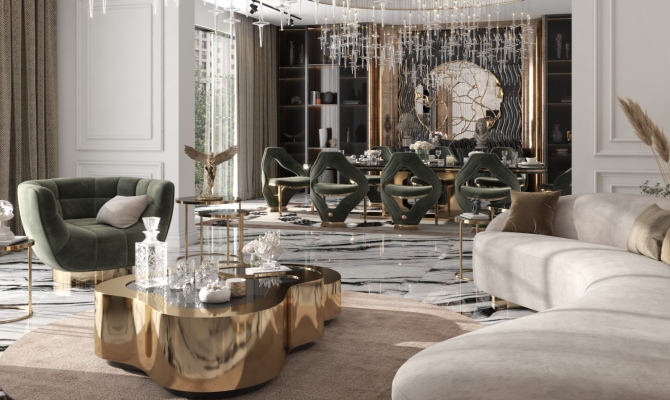 open concept living room | Boca do Lobo | Inspiration and Ideas