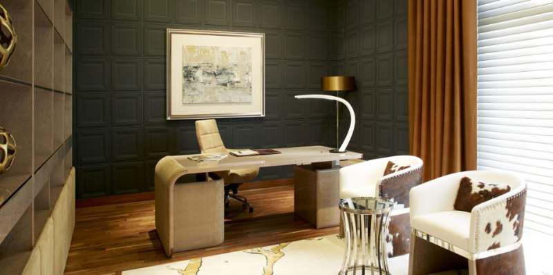 Home Office Design by Nikki Bisiker Interior Design Boca do Lobo Contemporary Designs