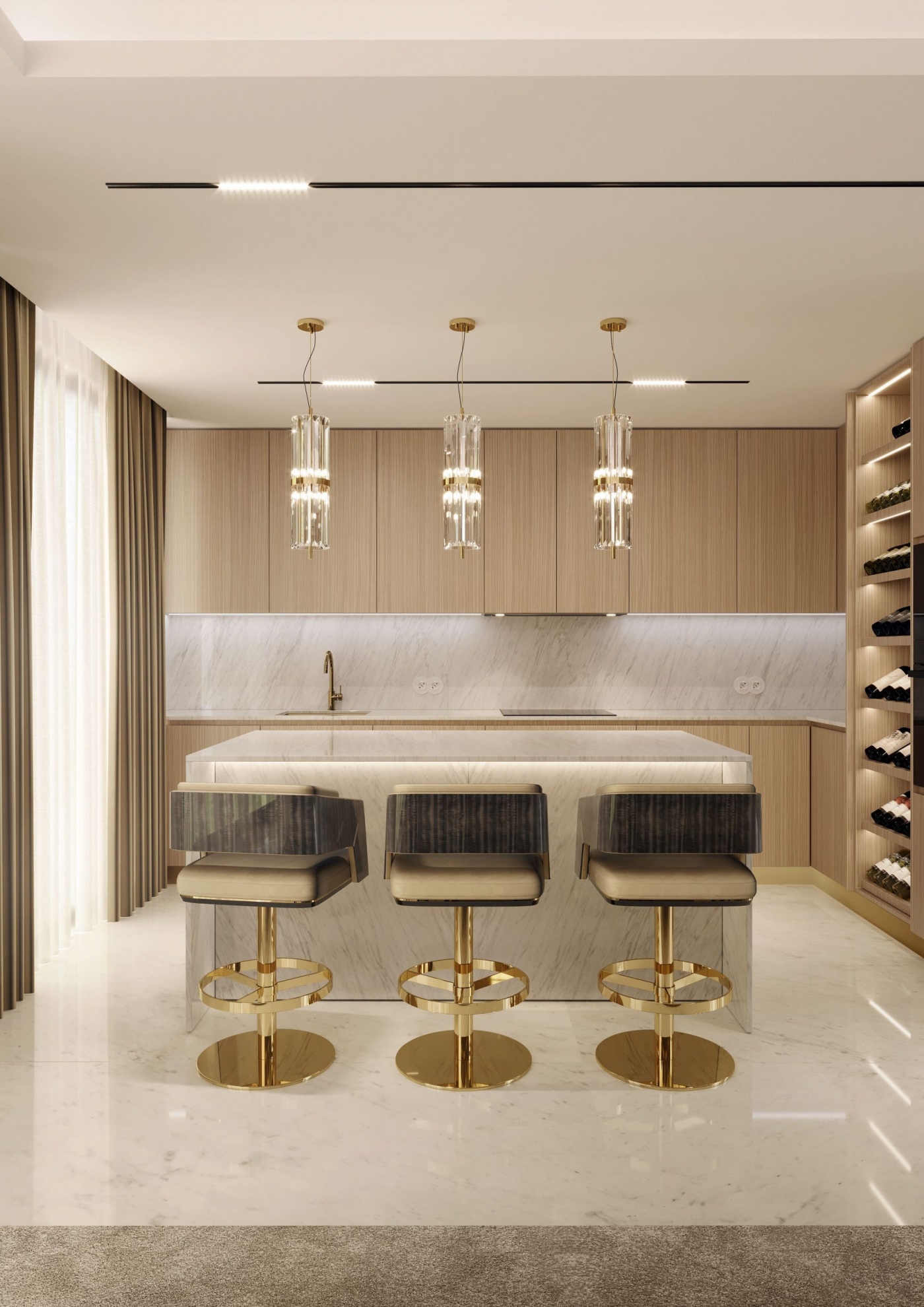 Seven Hills Apartment: A Interior Design Project by João Campinas