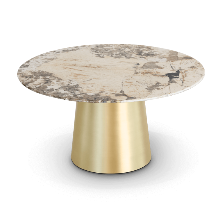 50 luxury center tables - gold round center tables with a granite top