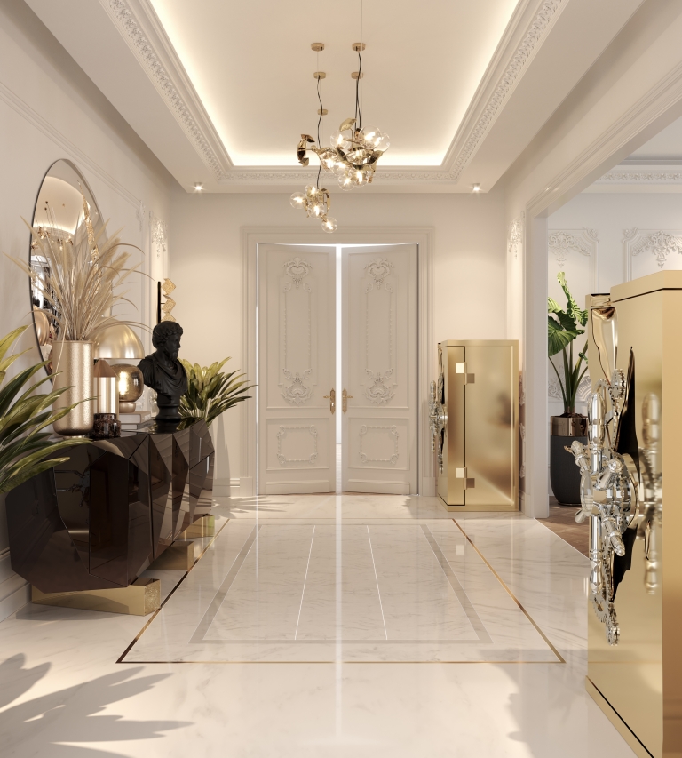 New York Minimalist Penthouse Apartment Entryway Inspiration preview
