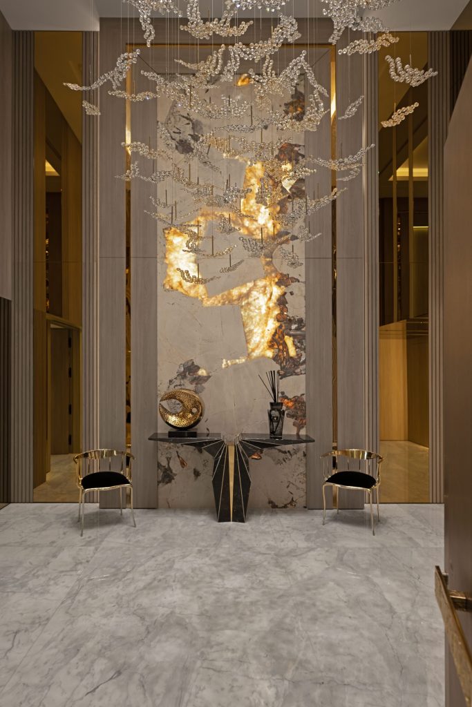 Luxury Project: Kabouni's Opulent Villa Interior Design Entryway